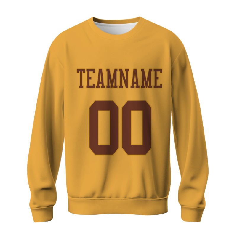 Custom Dandelion Brown Personalized Fashion Crew Neck Pullover