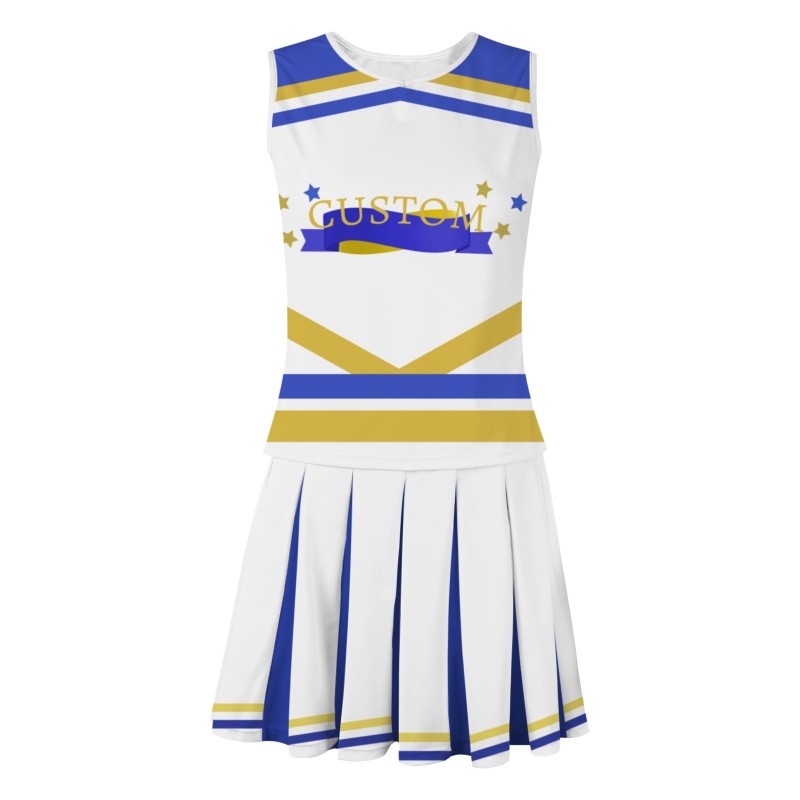 Custom Light Purple Black-White Fashion Authentic Cheerleader Uniform