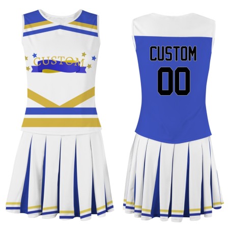 Custom Light Purple Black-White Fashion Authentic Cheerleader Uniform