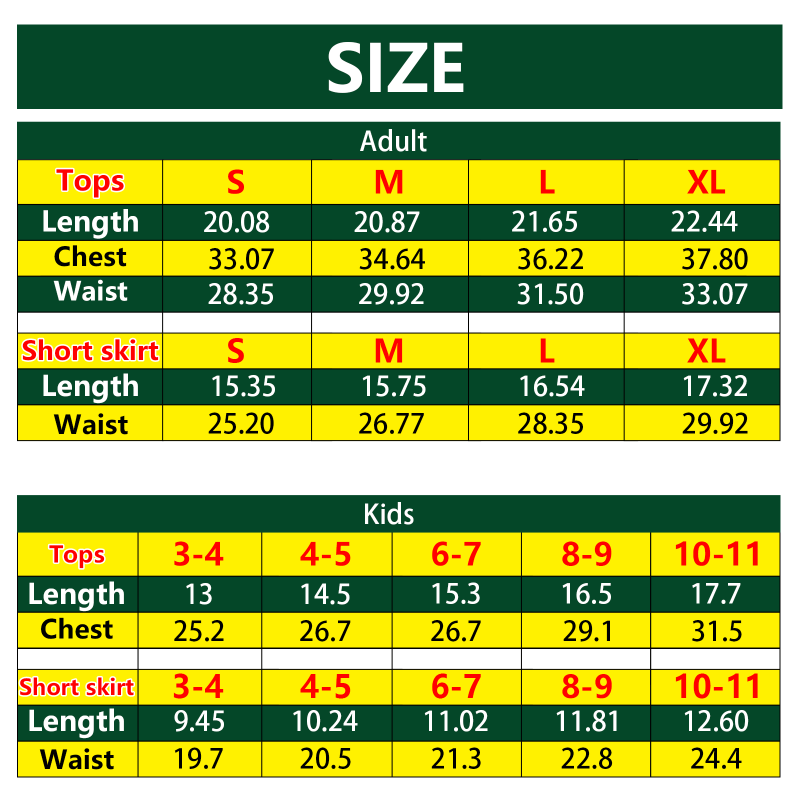 Custom Pine Green White Modern Style Fashion Durable Cheerleader Outfit