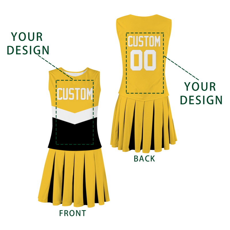Custom Dandelion White Modern Style Fashion Durable Cheerleader Outfit