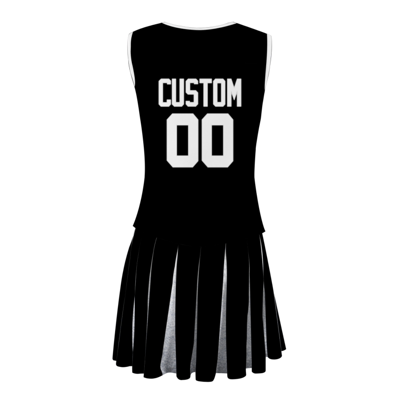 Custom Black White Modern Style Fashion Durable Cheerleader Outfit