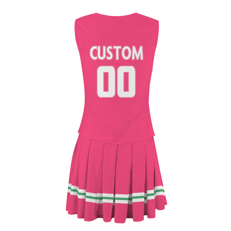 Custom Peach White-Peach Stylish Designs Cheerleader Apparel