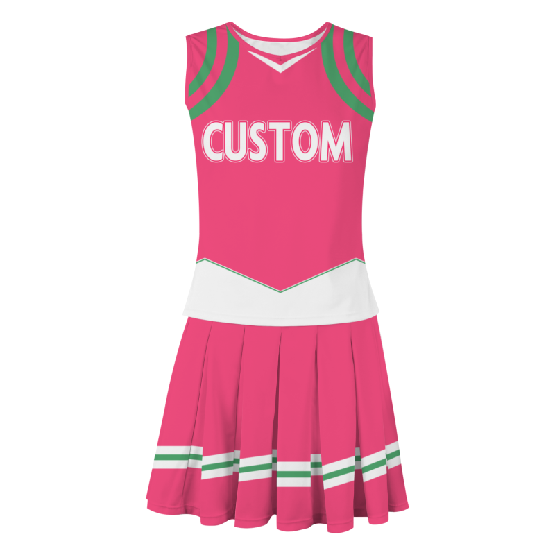 Custom Peach White-Peach Stylish Designs Cheerleader Apparel