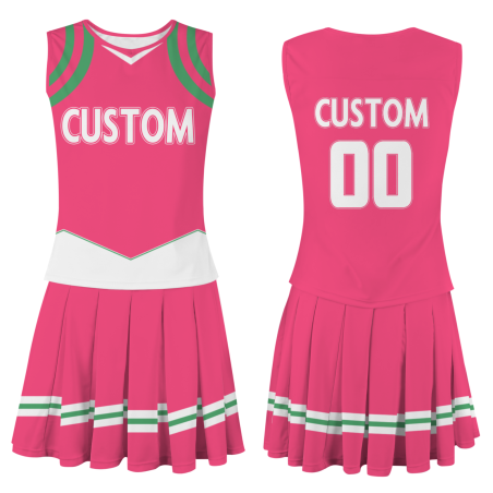 Custom Peach White-Peach Stylish Designs Cheerleader Apparel