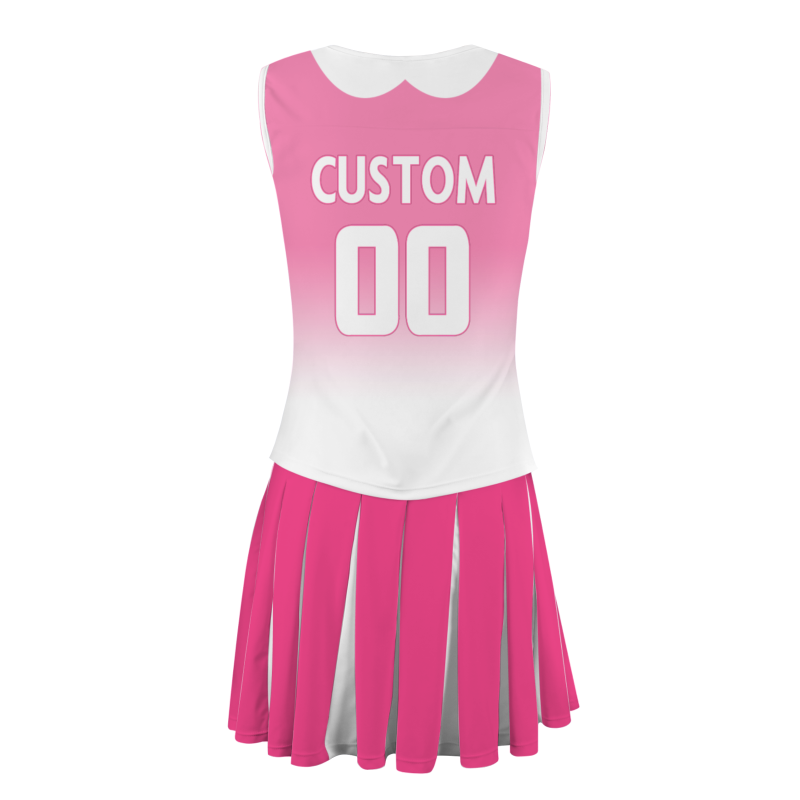 Custom Peach White-Peach Stylish Designs Cheerleader Apparel