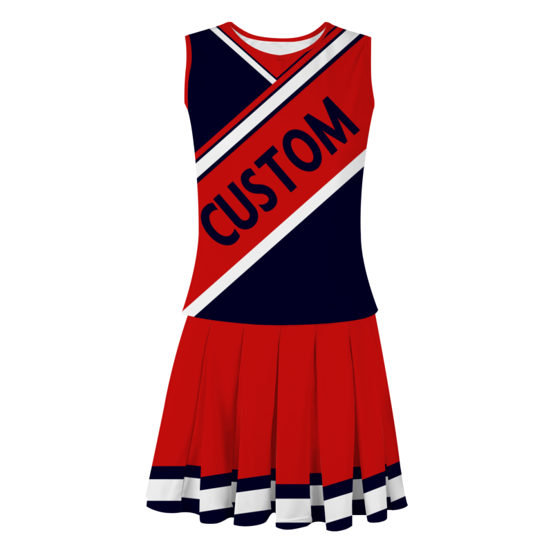 Gold Red White-Black Stylish Designs Cheerleader Apparel