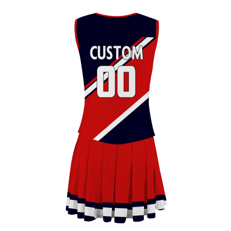 Gold Red White-Black Stylish Designs Cheerleader Apparel