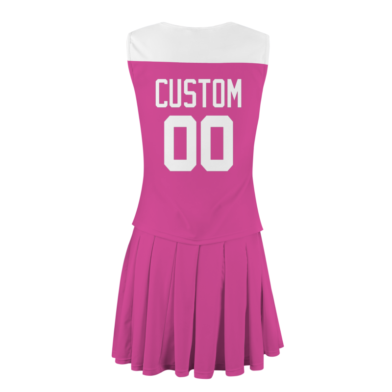 Custom Rose Red White Unique Styles High Performance Cheer Uniforms