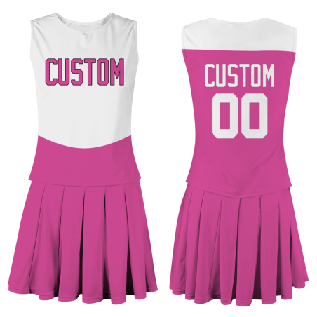 Custom Rose Red White Unique Styles High Performance Cheer Uniforms