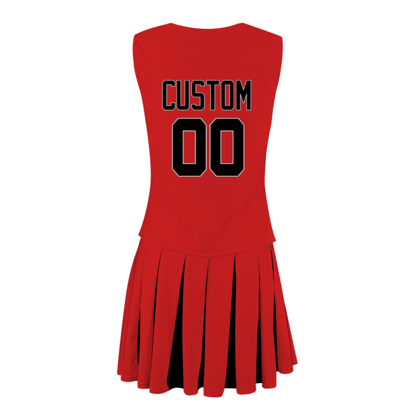 Custom Red Black-White Unique Styles High Performance Cheer Uniforms