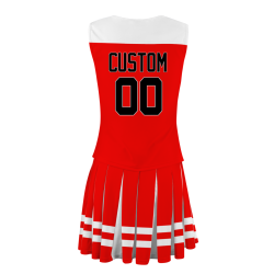 Custom Red Black-White Unique Styles High Performance Cheer Uniforms