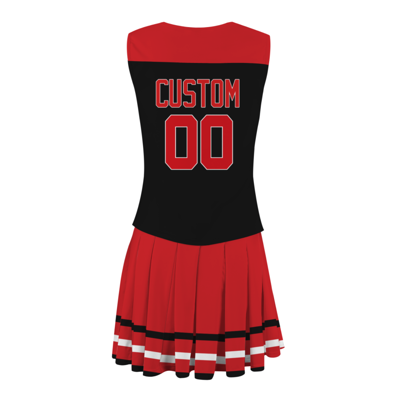 Custom Red White-Black Unique Styles High Performance Cheer Uniforms