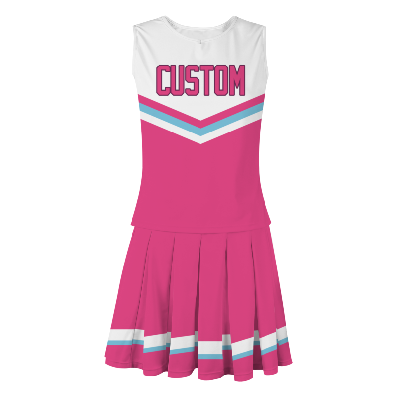 Custom Pink Pink-Black Unique Styles High Performance Cheer Uniforms