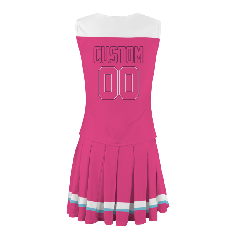 Custom Pink Pink-Black Unique Styles High Performance Cheer Uniforms
