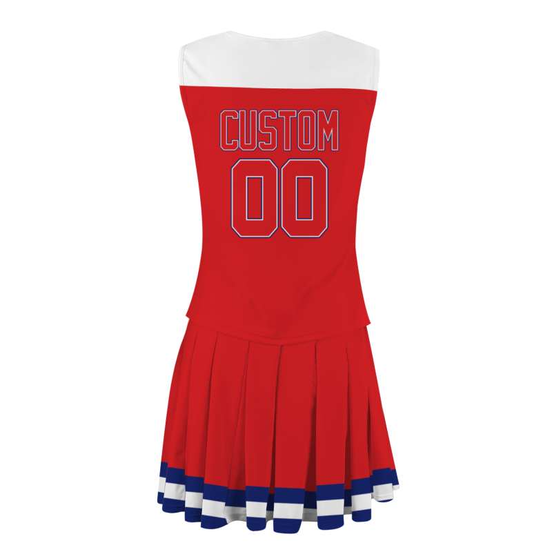 Custom Red Red-Blue Unique Styles High Performance Cheer Uniforms