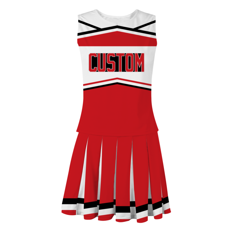 Custom Red Black-White Unique Styles High Performance Cheer Uniforms