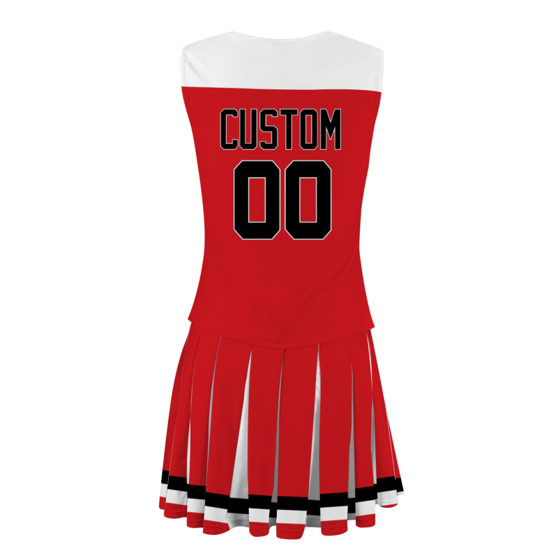 Custom Red Black-White Unique Styles High Performance Cheer Uniforms