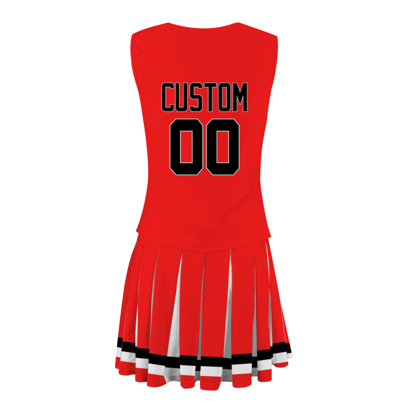 Custom Red Black-White Unique Styles High Performance Cheer Uniforms