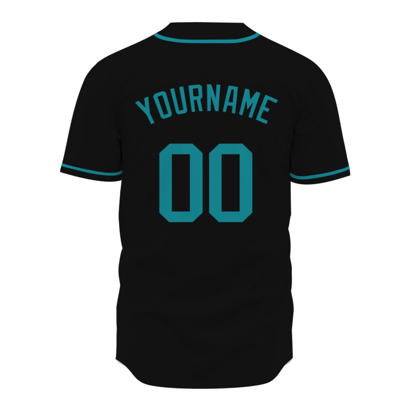 Custom Black GreenFashion Design Classic Style Authentic Baseball Jersey