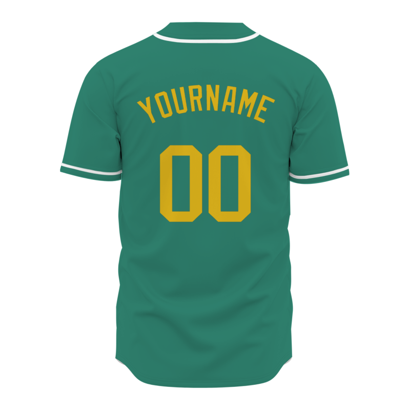 Custom  Green Yellow - White Personalized Fashion Classic Style Design Authentic Baseball Jersey