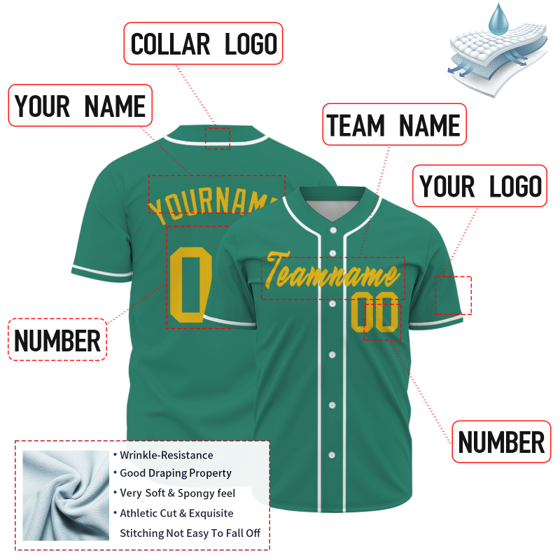Custom  Green Yellow - White Personalized Fashion Classic Style Design Authentic Baseball Jersey