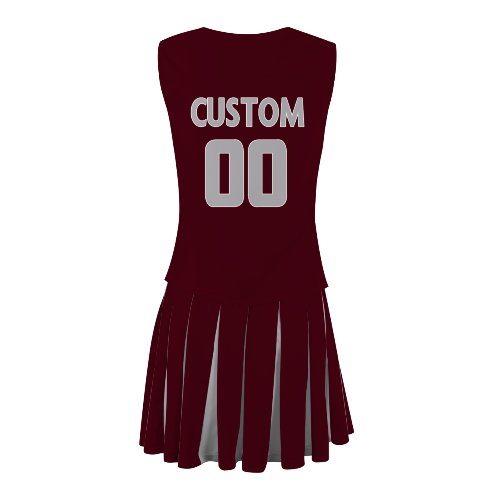 Custom Sepia Gray Modern Style Fashion Durable Cheerleader Outfit