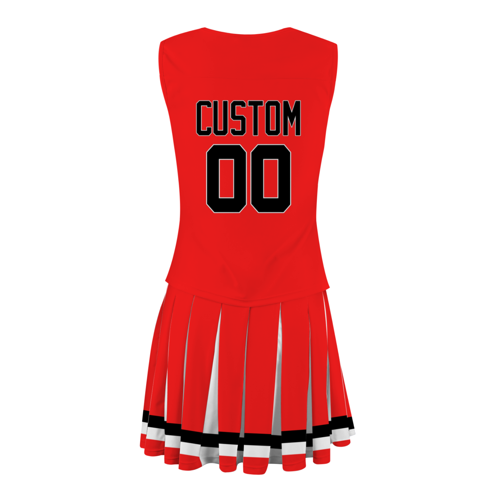 Custom Red Black-White Unique Styles High Performance Cheer Uniforms