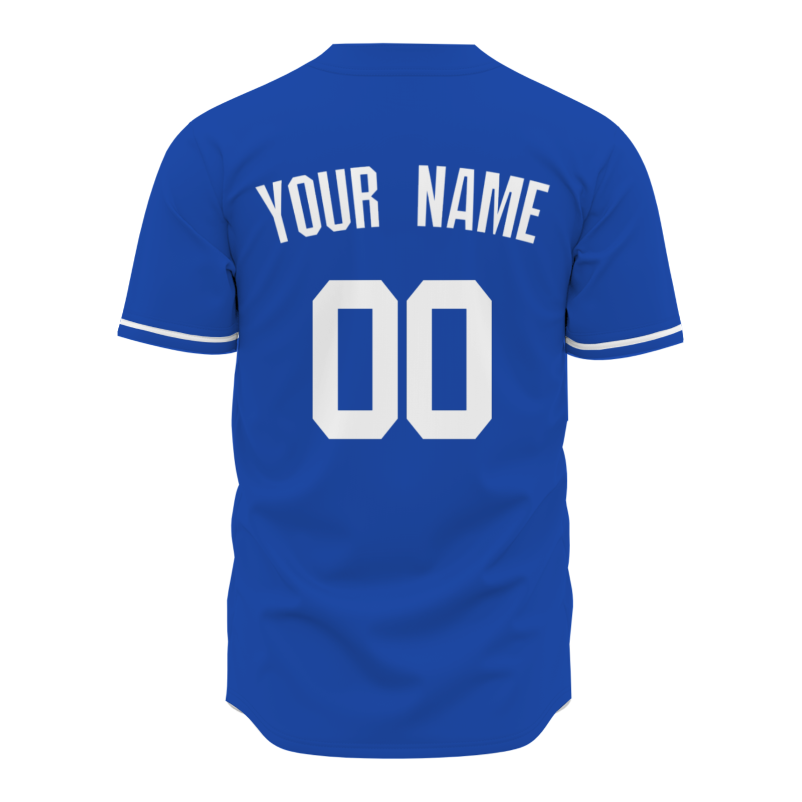 Custom Blue And White Solider Classic Style Authentic Baseball Sports Jersey