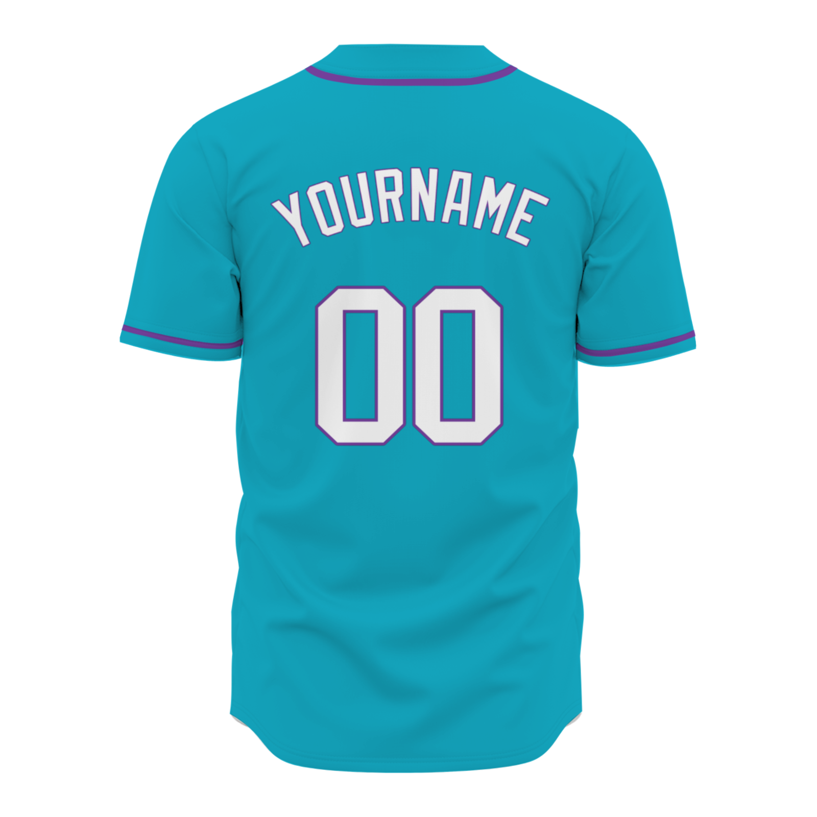 Custom  Blue White Purple Baseball Jersey Personalized Fashion Classic Style Design Authentic