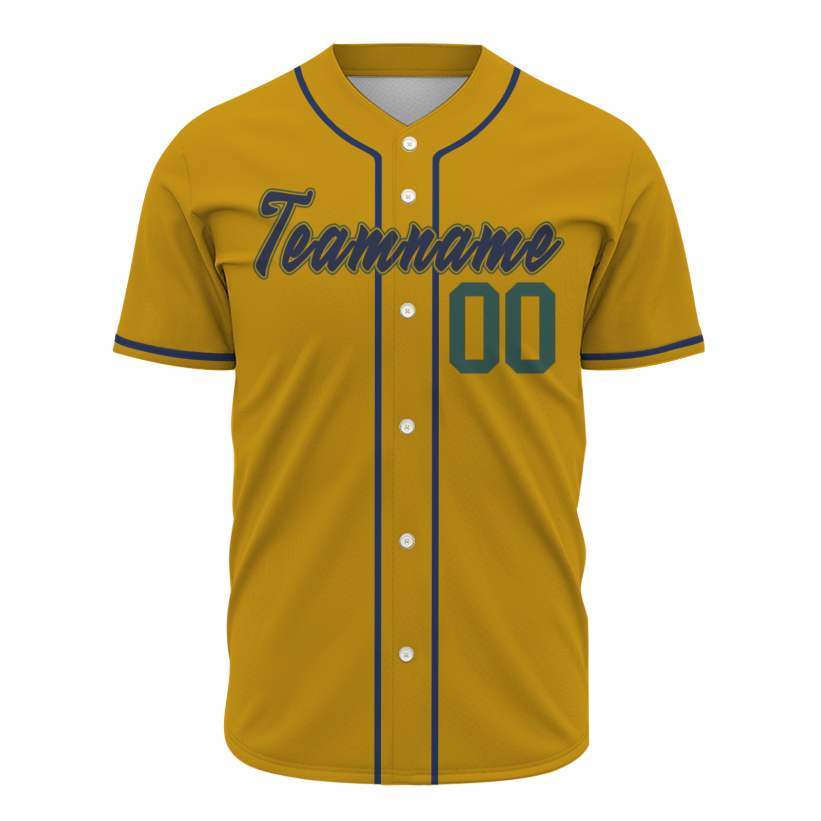 Custom Royal Yellow Navy Blue Classic Style Authentic Baseball Jersey